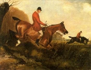 unknow artist Classical hunting fox, Equestrian and Beautiful Horses, 058. Norge oil painting art